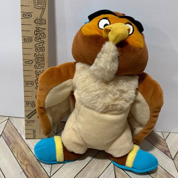 DISNEY OWL PLUSH (FROM THE SWORD IN THE STONE) STUFFED 90S TOY - Picture 3 of 5